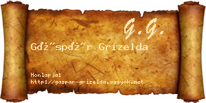 Gáspár Grizelda névjegykártya